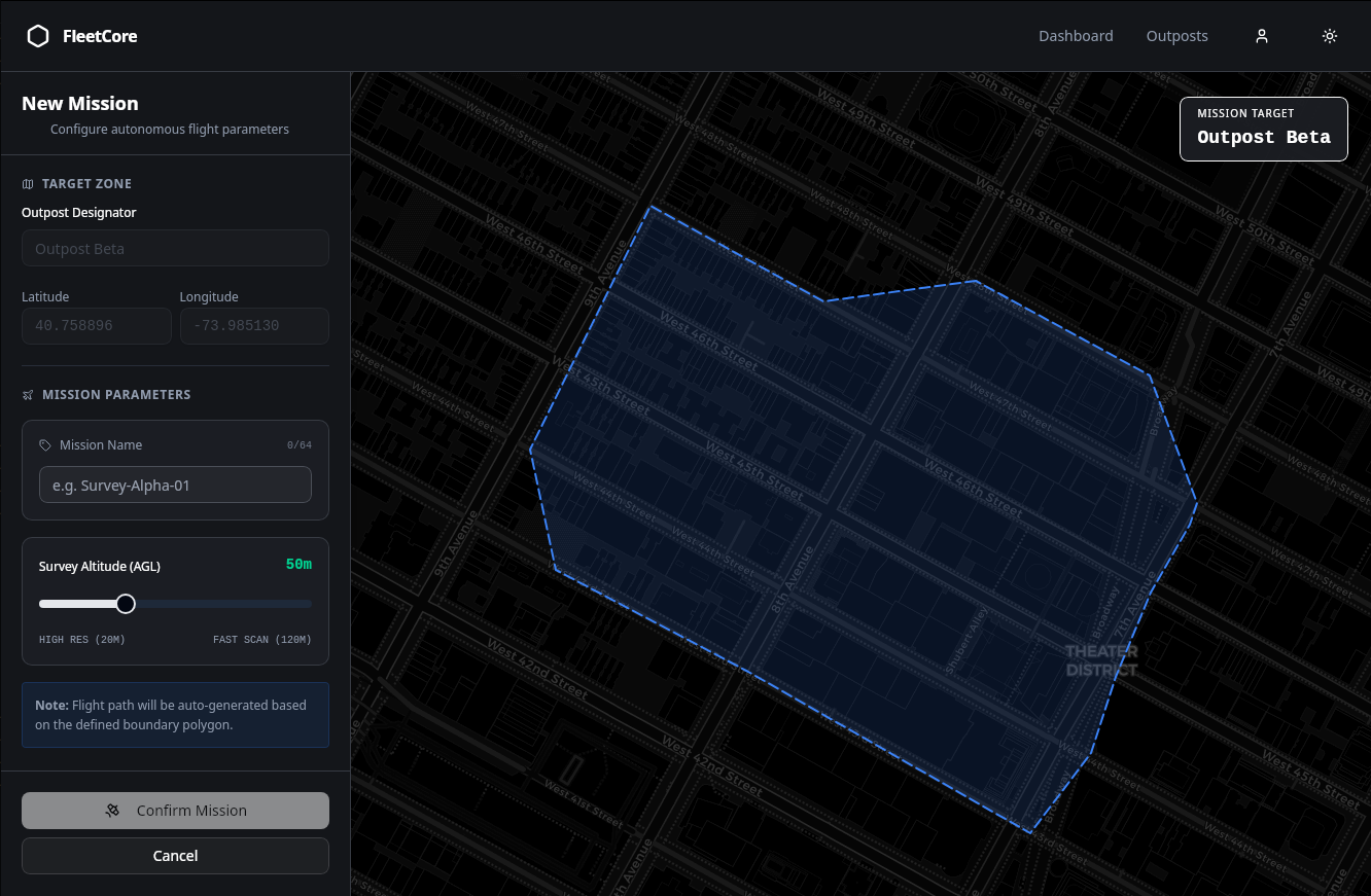 Desktop GCS Planning UI